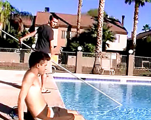 Chad and Tommie: Poolside!